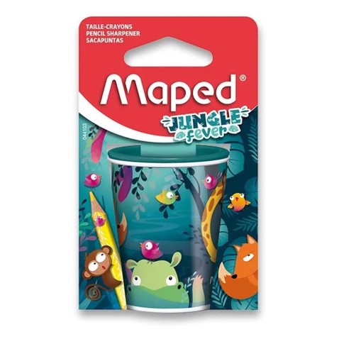Strúhadlo MAPED Jungle Fever, 2 otvory