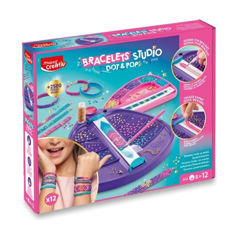 Kreatívna sada Maped Creativ Bracelets Studio Dot & Pop – výroba náramkov
