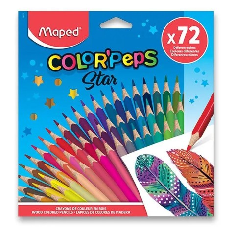Pastelky Maped Color'Peps - 72 farieb