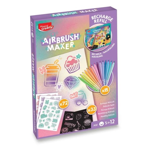 Náhradná náplň MAPED Airbrush Maker – Pastel