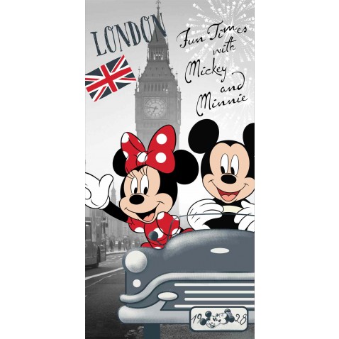 Plážová osuška Minnie in London