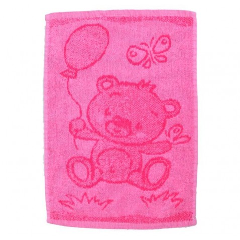 Detský uterák Bear pink
