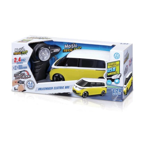 Maisto RC – Premium – Volkswagen Electric Bus, žltý, 1:24, 2,4 GHz, USB