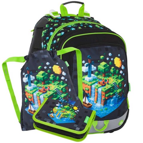 Školský batoh Bagmaster ALFA 26 B malý set