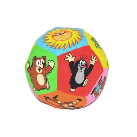 Míč Krtek textilní 15cm