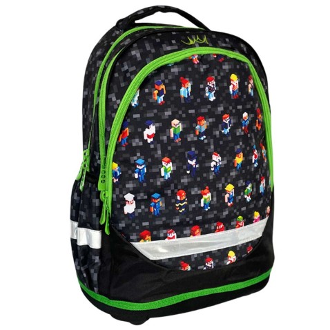 Školská taška pre prváka Reybag Pixel Game