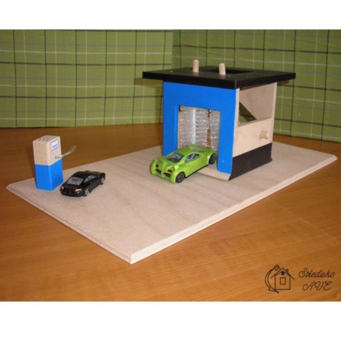 Drevená Umývačka na autá