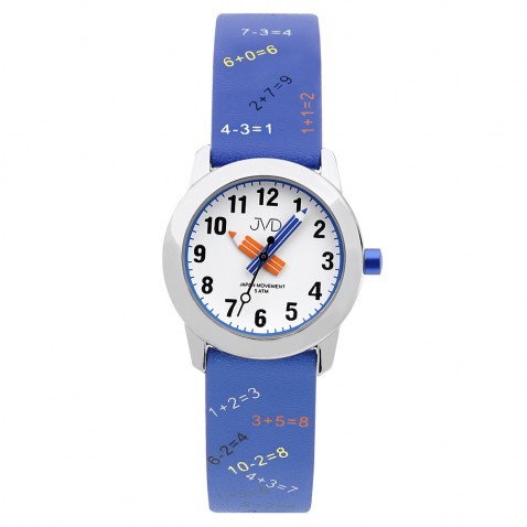 Náramkové hodinky JVD Basic modré Matematika