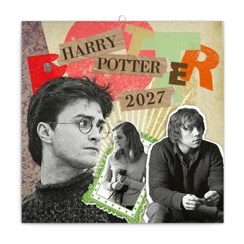 NOTIQUE Poznámkový kalendár Harry Potter 2027, 30 x 30 cm