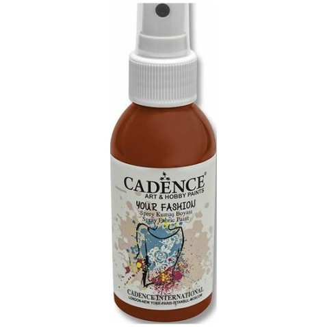 Farby na textil Cadence Your Fashion červená 100ml sprej