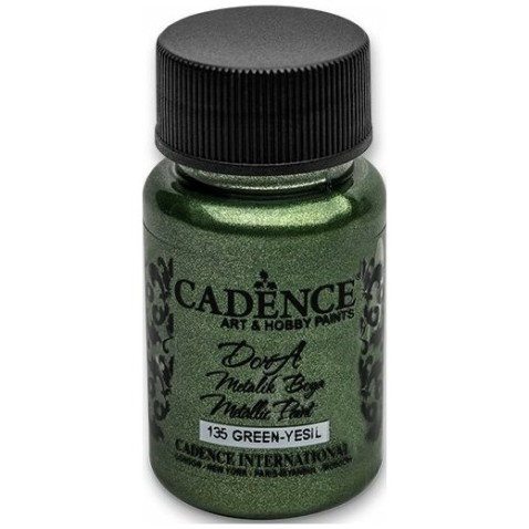 Akrylové farby Cadence Dora Metalic 50ml zelená