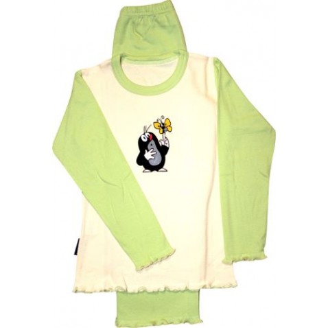 Pyžamo Krtko zelené