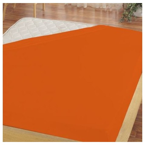 Plachta Matějovský oranžová, froté 100x200