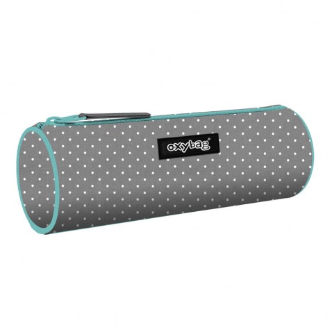 Púzdro okrúhle Grey dots