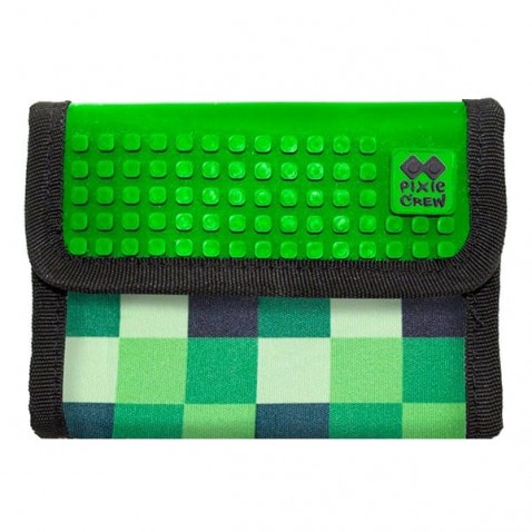 Peňaženka pixie crew zelené káro