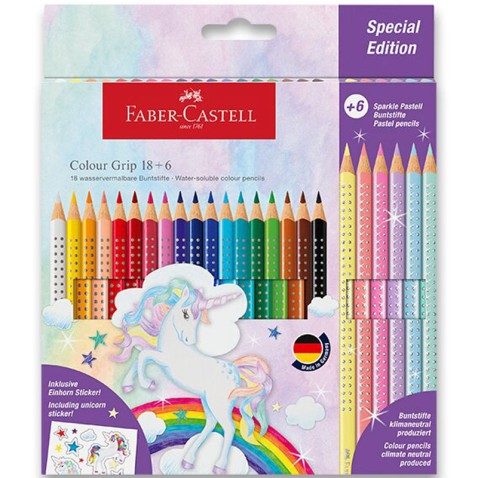Pastelky Faber-Castell Colour Grip Unicorn 24 farieb