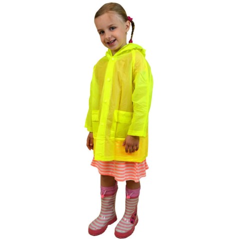 Detský pršiplášť Neónová žltá