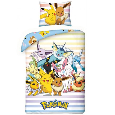 Obliečky Pokemon - Pikachu a Eevee
