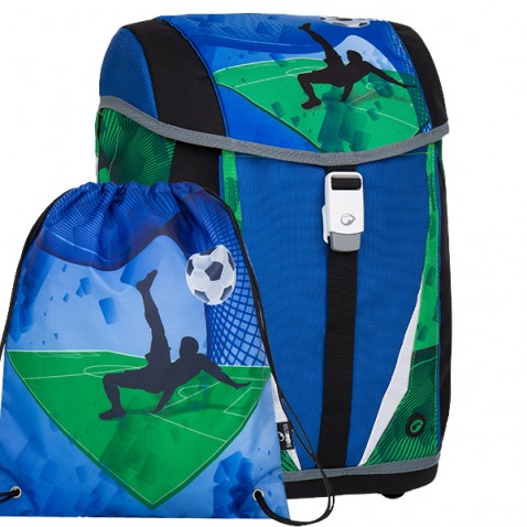 Školský batoh pre prvákov Bagmaster POLO 7 B set