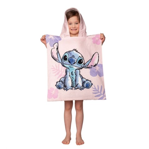 Plážové pončo Stitch Pink