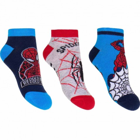 Chlapčenské ponožky Spiderman blue 3pack