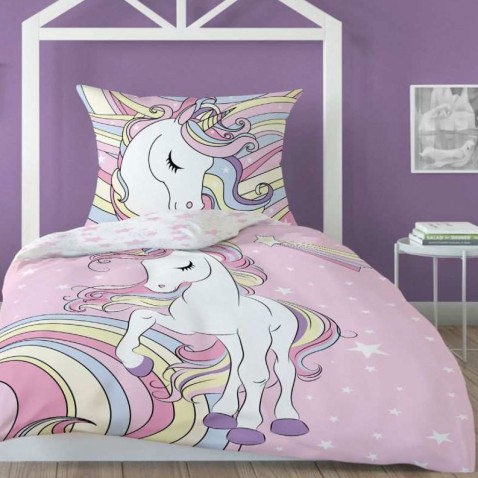 Obliečky Jednorožec Stars 140 x 200, 70 x 80