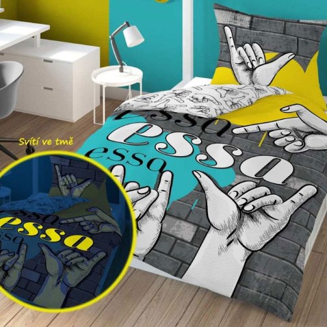 Svietiace obliečky Essa