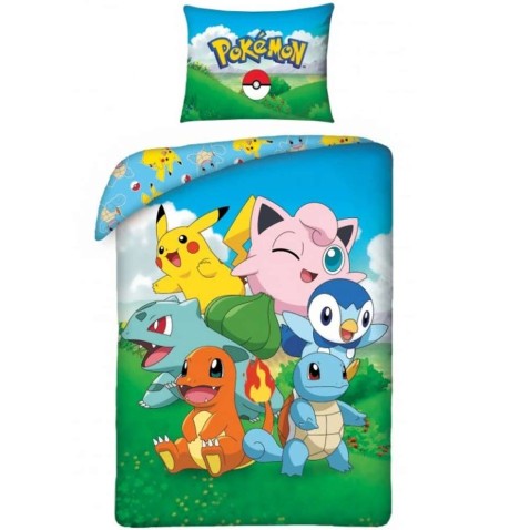 Obliečky Pokémon lúka