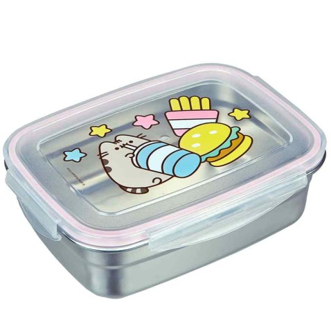 Nerezový box na desiatu Pusheen