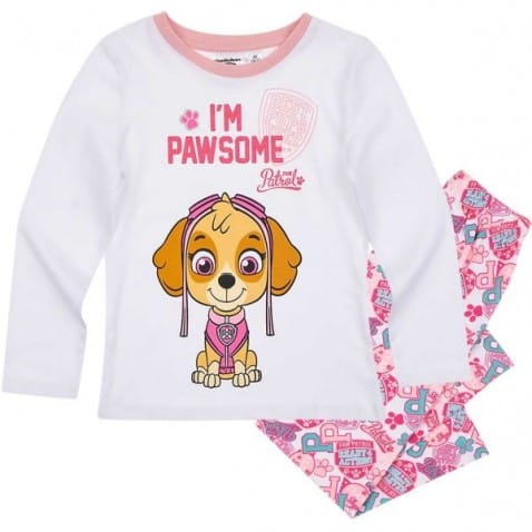Pyžamo Paw Patrol biele