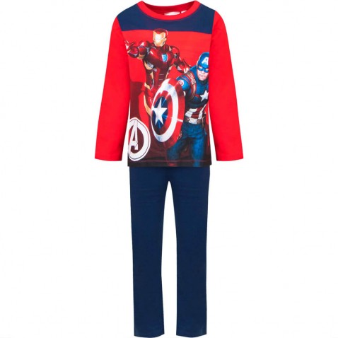Chlapčenské pyžamo Avengers DR červené