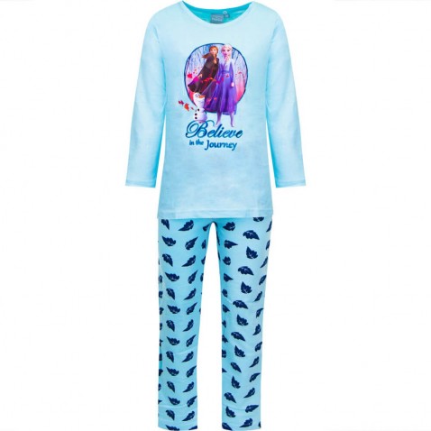Dievčenské pyžamo Frozen DR svetlo modré