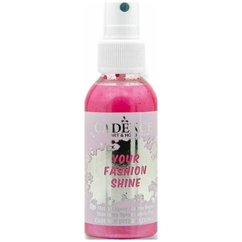 Farby na textil Cadence Your Fashion Shine fuchsiová 100ml sprej