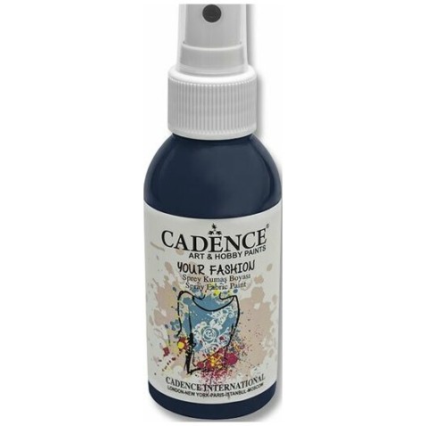 Farby na textil Cadence Your Fashion petrolejová 100ml sprej