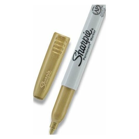 Permanentný popisovač Sharpie Metallic zlatý