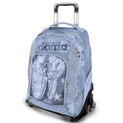 Školský batoh Danza na kolieskach modrý