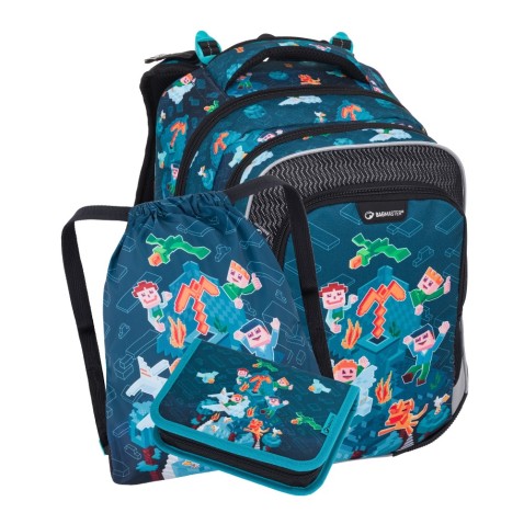 Školský batoh Bagmaster LUMI 24 E malý set