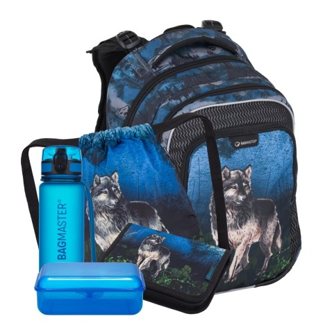 Školský batoh Bagmaster LUMI 24 F veľký set