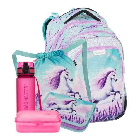 Školský batoh Bagmaster LUMI 26 B veľký set