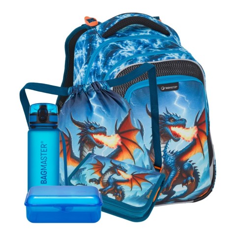 Školský batoh Bagmaster LUMI 26 D veľký set