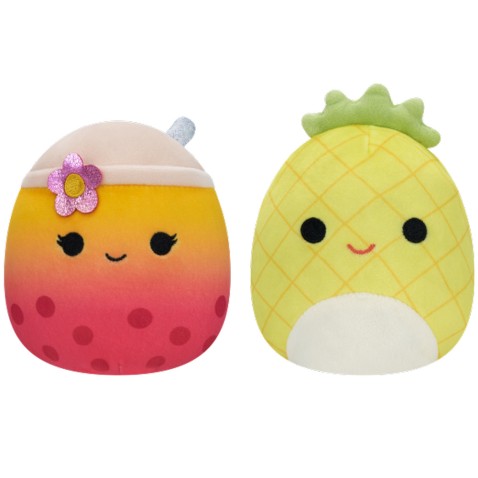 SQUISHMALLOWS 2v1 ananás Maui a bubble tea Bergit