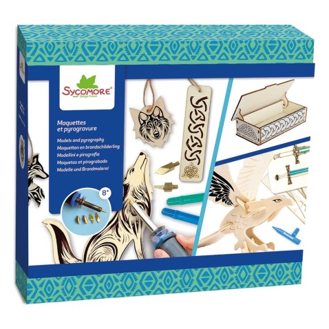 Lovely box – Pyrografia – keltské motívy