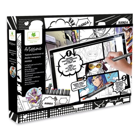 Artissimo - Kresliaci tablet s podsvietením - Manga