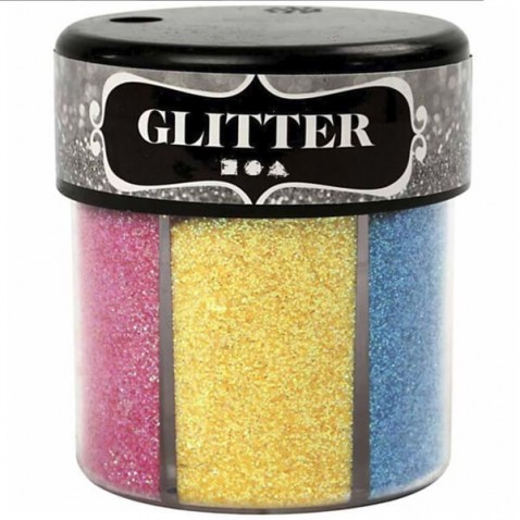 Sada trblietok 6x13g svetlé farby