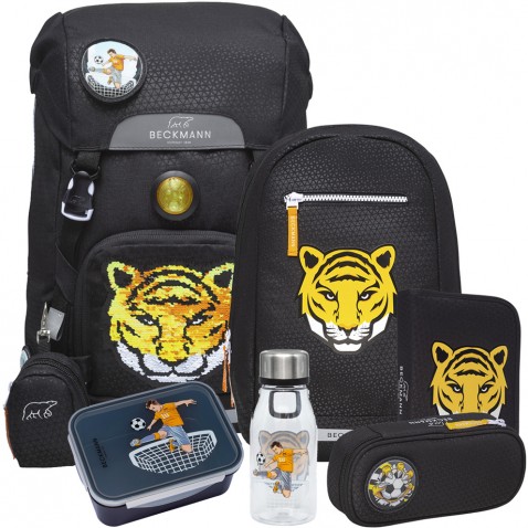 Školský batoh Beckmann Tiger Team Fullset