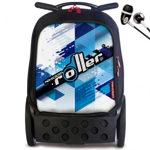 Školská taška Nikidom Roller Cool Blue na kolieskach
