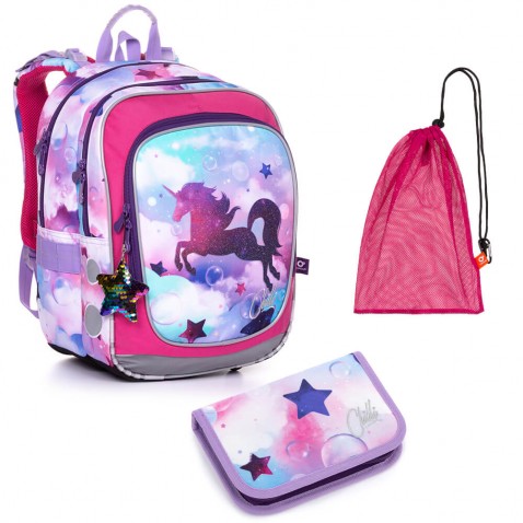 Školský batoh Topgal ENDY 20002 G SET MEDIUM