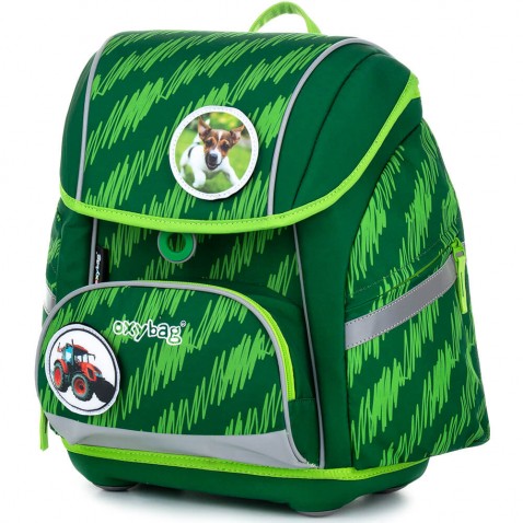 Školská taška Premium Flexi zelená
