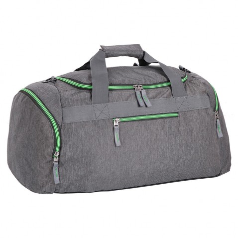 Športová cestovná taška Spirit šedá/zelená