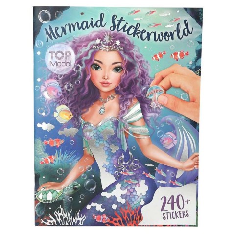 Kreatívny zošit Top Model Mermaid, 240 samolepiek